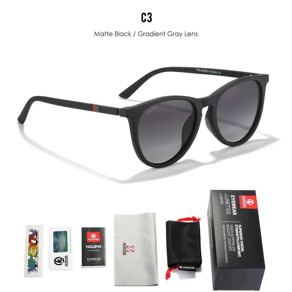 Damen-Sonnenbrille Vintage photochrom polarisiert Reisen Fahren Wandern