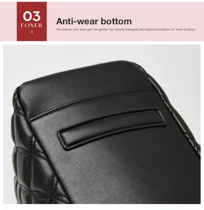 Damen Schultertasche mit gestepptem Design