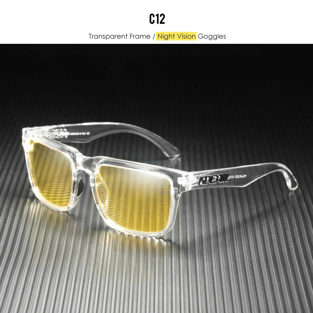 Sonnenbrille übergroß quadratisch polarisiert 64mm Angeln Herren