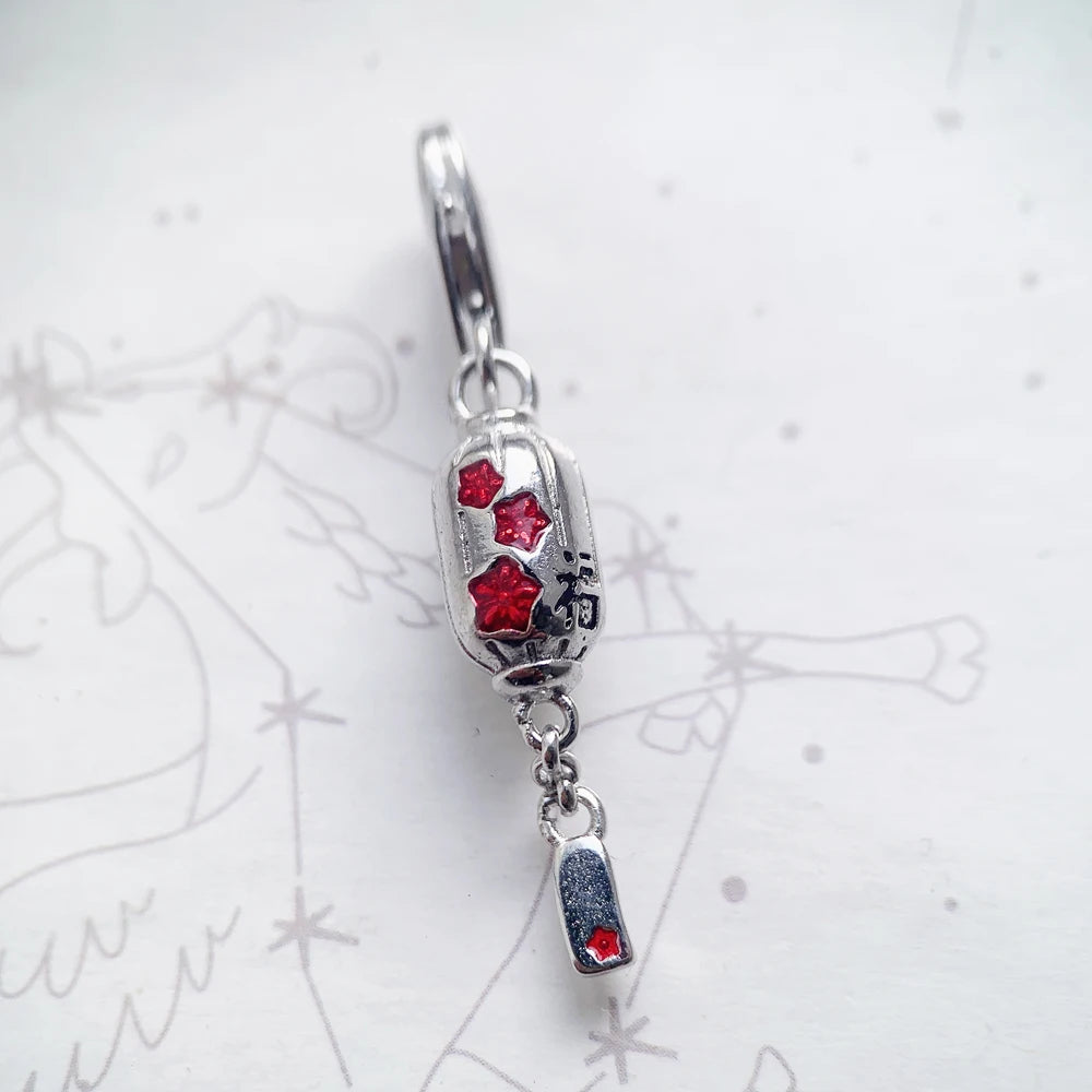 Damen-Charm-Anhänger Laterne Glück aus Sterlingsilber
