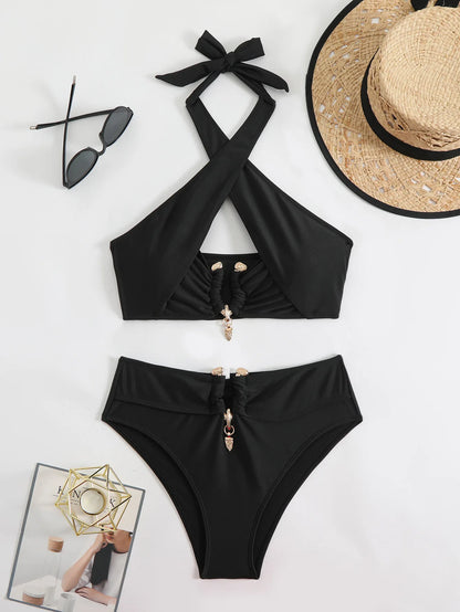 Sexy Push-Up Bikini-Set für Damen – Brasilianischer Stil für Strand und Pool