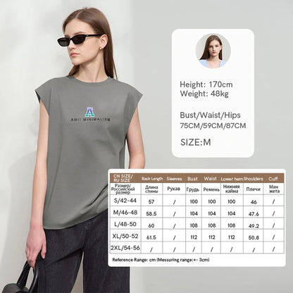 Damen T-Shirt mit Rundhalsausschnitt und besticktem lockeren Design für den Sommer