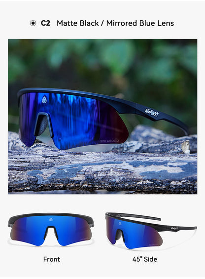 Sonnenbrille MTB Radfahren TR90 polarisiert rutschfest Bügel Unisex