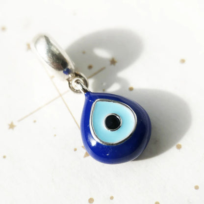 Damen-Charm-Anhänger Nazar Auge Schutz massiv Sommer aus Sterlingsilber