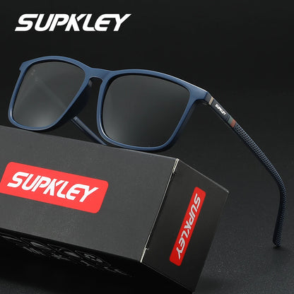 Sonnenbrille quadratisch klassisch polarisiert PC UV400 Sport Unisex