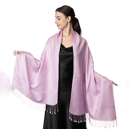 Damen Jacquard Schal ethnisch Kaschmir dick weich Halstuch Bandana Outdoor