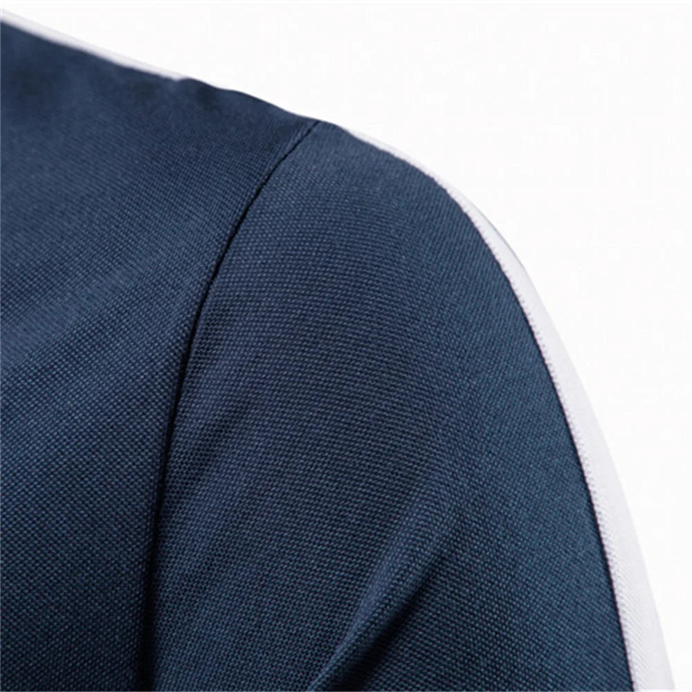Premium Herren Polo Shirt Feuchteregulierend Mit Giraffenstickerei