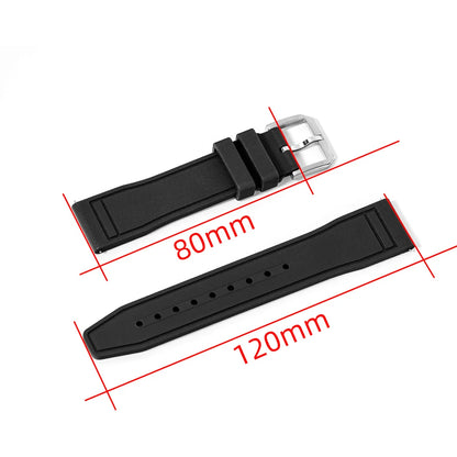 Uhrenarmband aus Fluorkautschuk 20 mm - Universal-Ersatzband