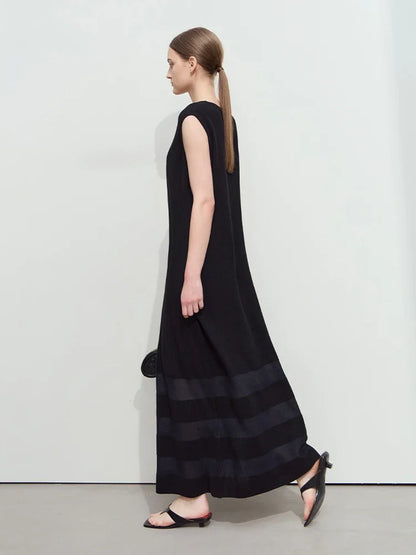 Modisches Damen Strickkleid Ärmellos Für Beruf Und Freizeit