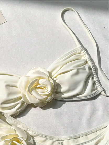 Dreiteiliges Damen-Bikini-Set im brasilianischen Stil – ideal für Strand und Pool