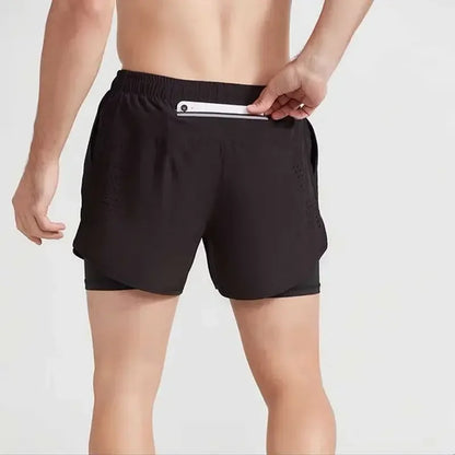 Modische Herren-Sommerhose mit Schnürung und großen Taschen – trendige Shorts in Übergröße für junge Männer