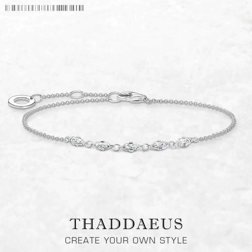 Damen-Armband Modern Touch Gliederkette klassisch aus Sterlingsilber