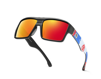 Sonnenbrille quadratisch polarisiert schlagfest antireflektierend Cat.3 Herren