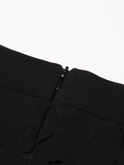 Ärmellose Damen-Denim-Weste mit unregelmäßigem Schnitt und Patchwork-Applikationen im Vintage-Stil