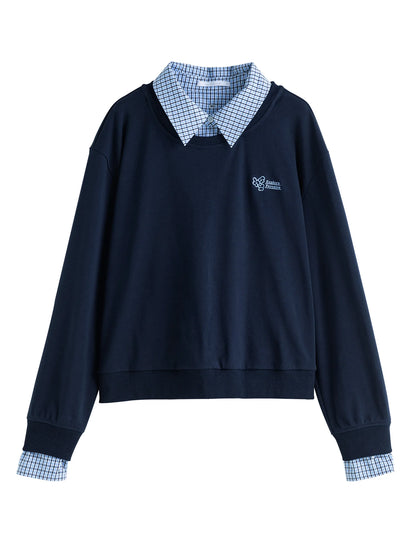 Elegante Damenbluse in Weiß mit schmaler Passform und langen Ärmeln – ideal fürs Büro.