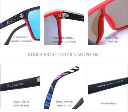 Sonnenbrille polarisiert einteilig Cat.3 UV-Schutz Herren