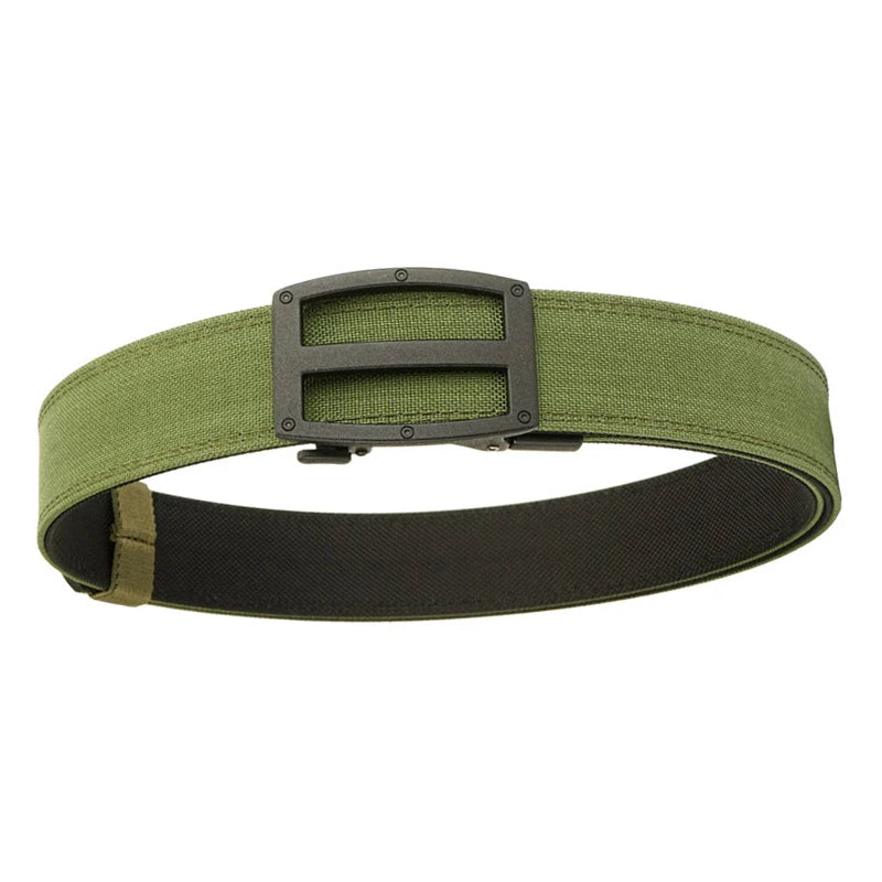 Herren-Taktischer Gürtel aus Nylon mit Automatik-Schnalle für Alltag und Outdoor in Blau