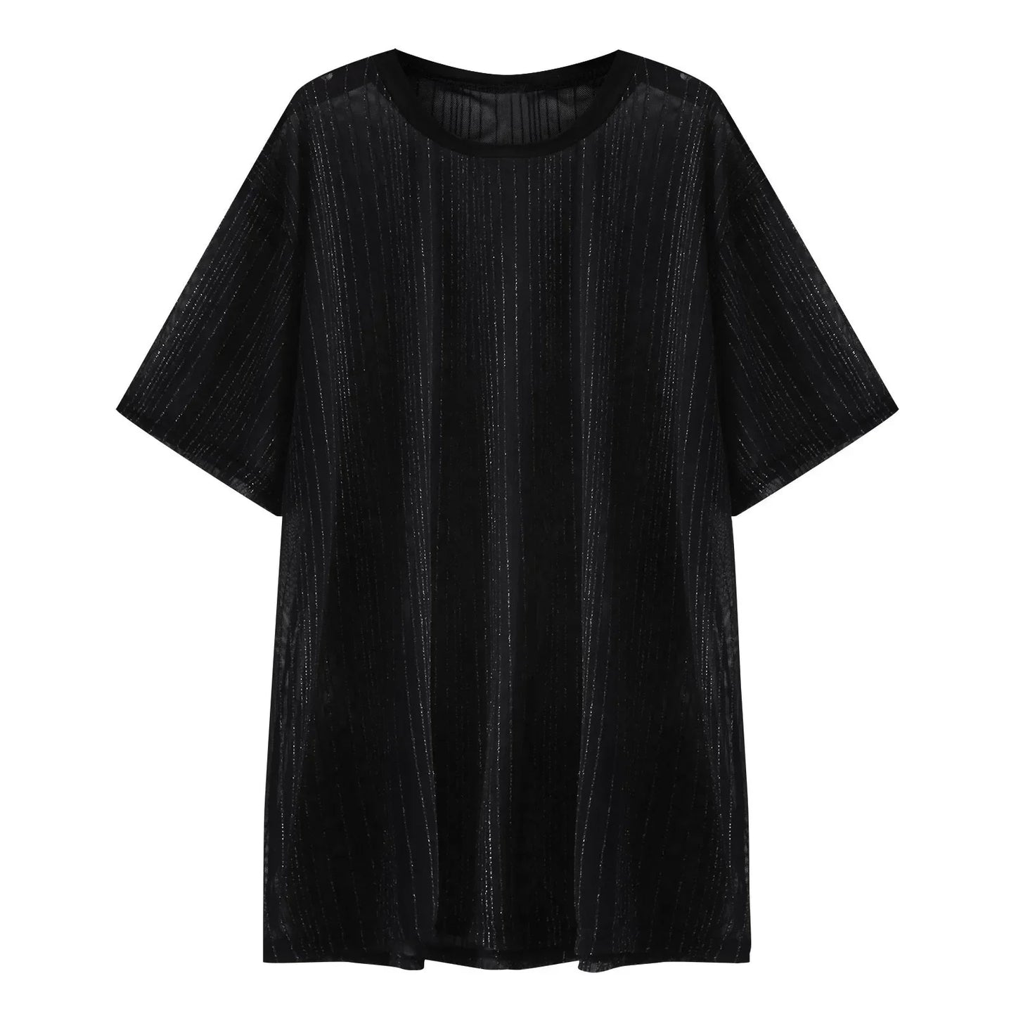 Lässiges Herren-T-Shirt mit V-Ausschnitt aus atmungsaktivem Material – schnelltrocknend und locker geschnitten