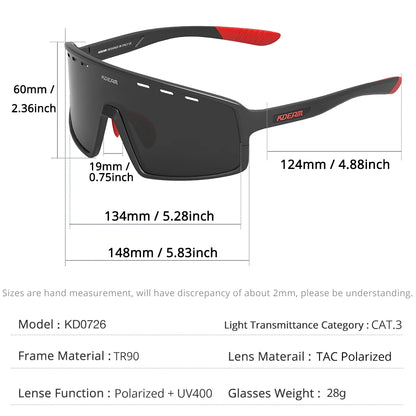Sonnenbrille Sport TR90 polarisiert Belüftungslöcher fortschrittlich Herren