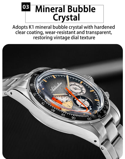 Herren-Chronograph mit OS20-Werk und Retrodesign