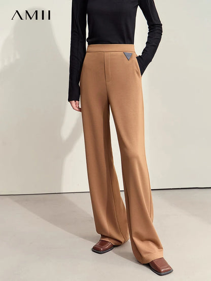 Weite Damen-Jeans mit geradem Bein und Fleecefutter – retro und voll lang für den Winter.