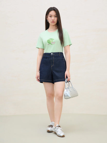 Zweiteiliges Damen-T-Shirt mit Trägern – schlichtes, modisches Design für den Sommer, vielseitig kombinierbar
