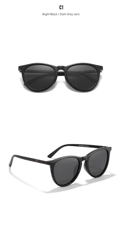 Damen-Sonnenbrille Vintage photochrom polarisiert Reisen Fahren Wandern