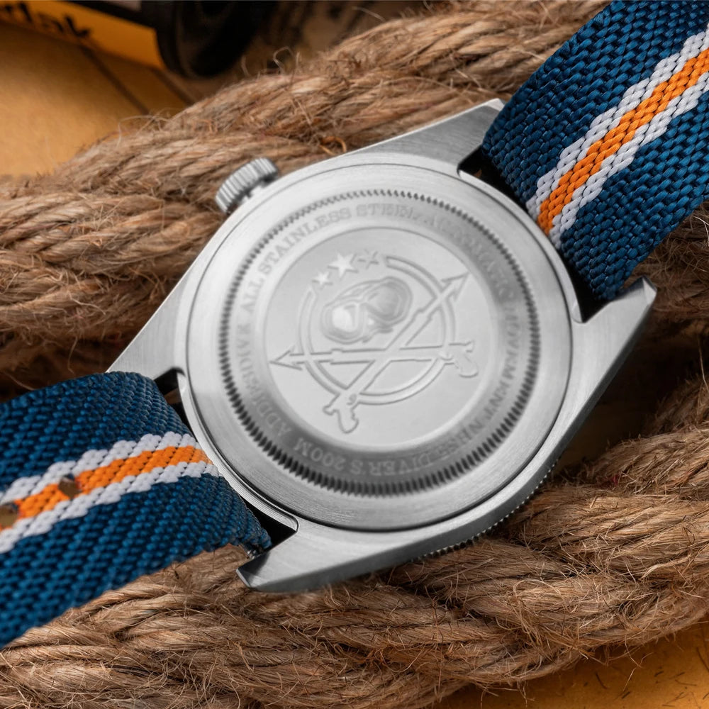 Uhrenarmband aus Nylon 20 mm – Universal-Ersatzband fuer Taucheruhren
