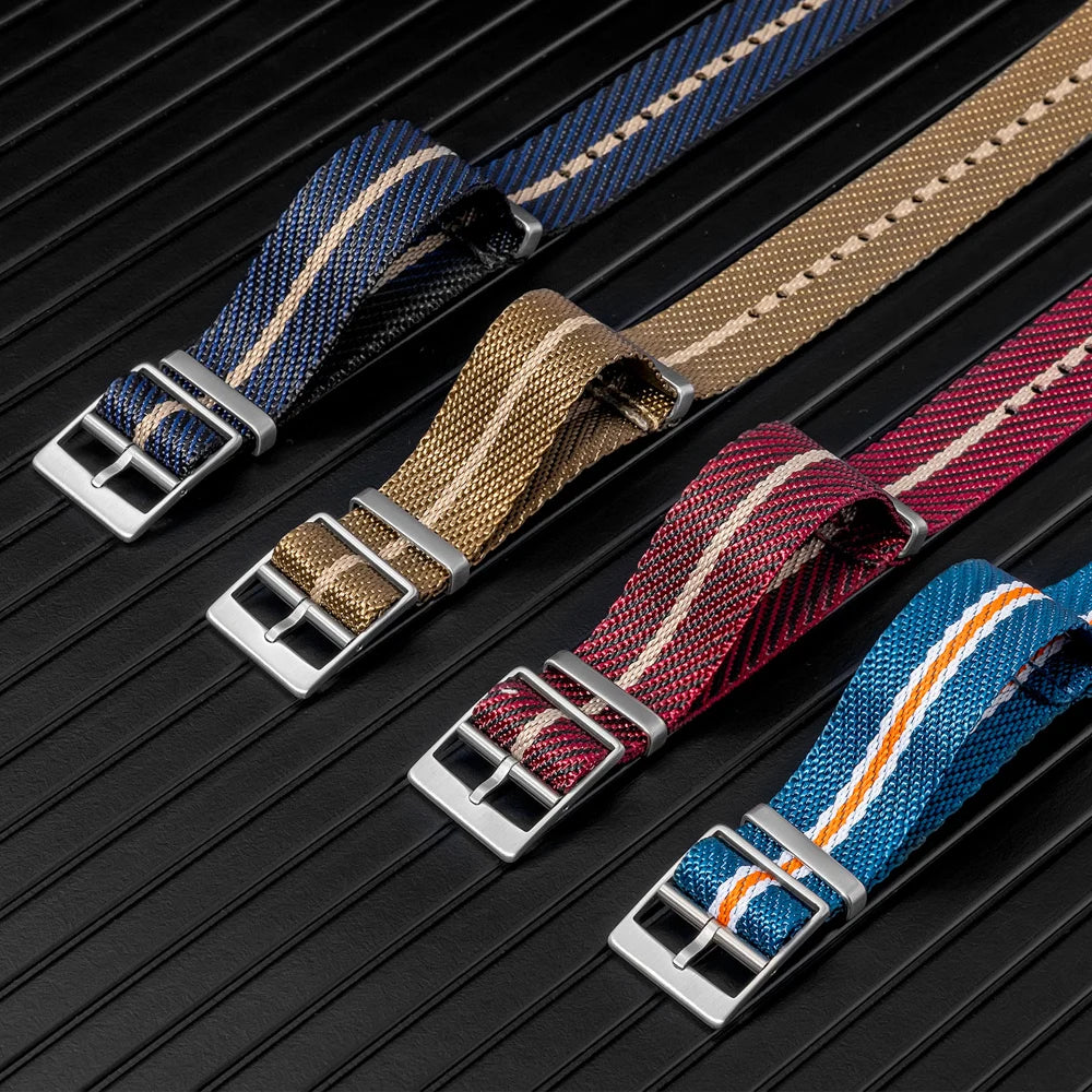 Uhrenarmband aus Nylon 20 mm – Universal-Ersatzband fuer Taucheruhren