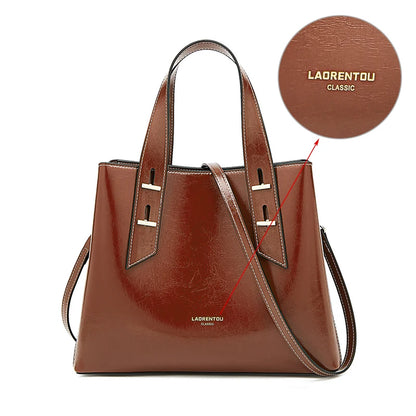 Damen Handtasche aus Split-Leder mit Crossbody Fashion Bags