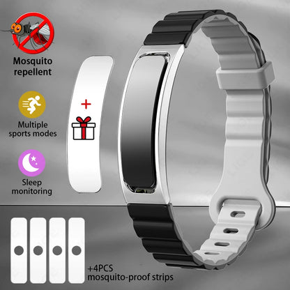 Herren Smartwatch mit Anti-Mücken-Funktion und Schlaf-Gesundheitsüberwachung