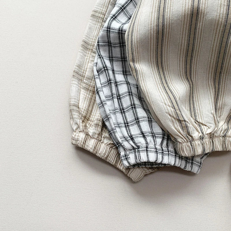 Kinder Hosen im dünnen Stil mit kariertem Design für den Sommer