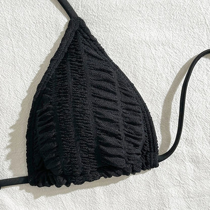 Sexy Bikini-Set mit Push-up und Bordüren – Perfekt für Strand und Pool