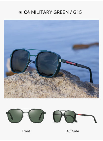Sonnenbrille Vollrand TR90 polarisiert Angeln Fahren Herren