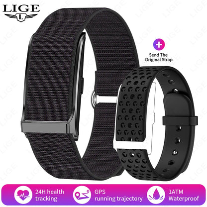 LIGE Frauen Smart Band Männer Uhr Herzfrequenz Blutdruck Sport Fitness Smartwatch Neue Mann Outdoor Smart Armband Damen 2025