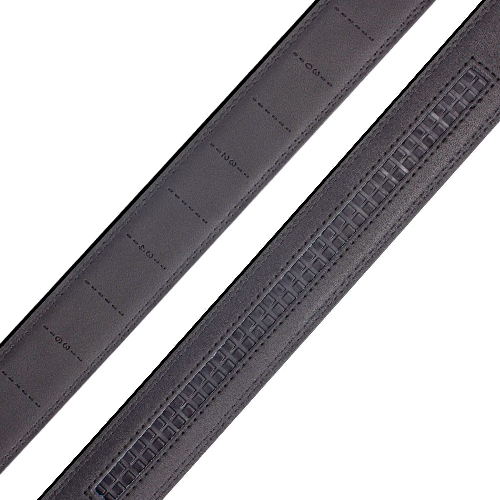 Herren Leder-Gürtelriemen ohne Schnalle 3,5 cm Rindsleder Casual Business