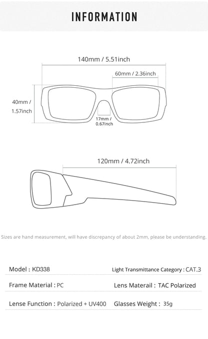 Sonnenbrille Angeln schwarz komplett polarisiert Reißverschlussetui Herren 2024
