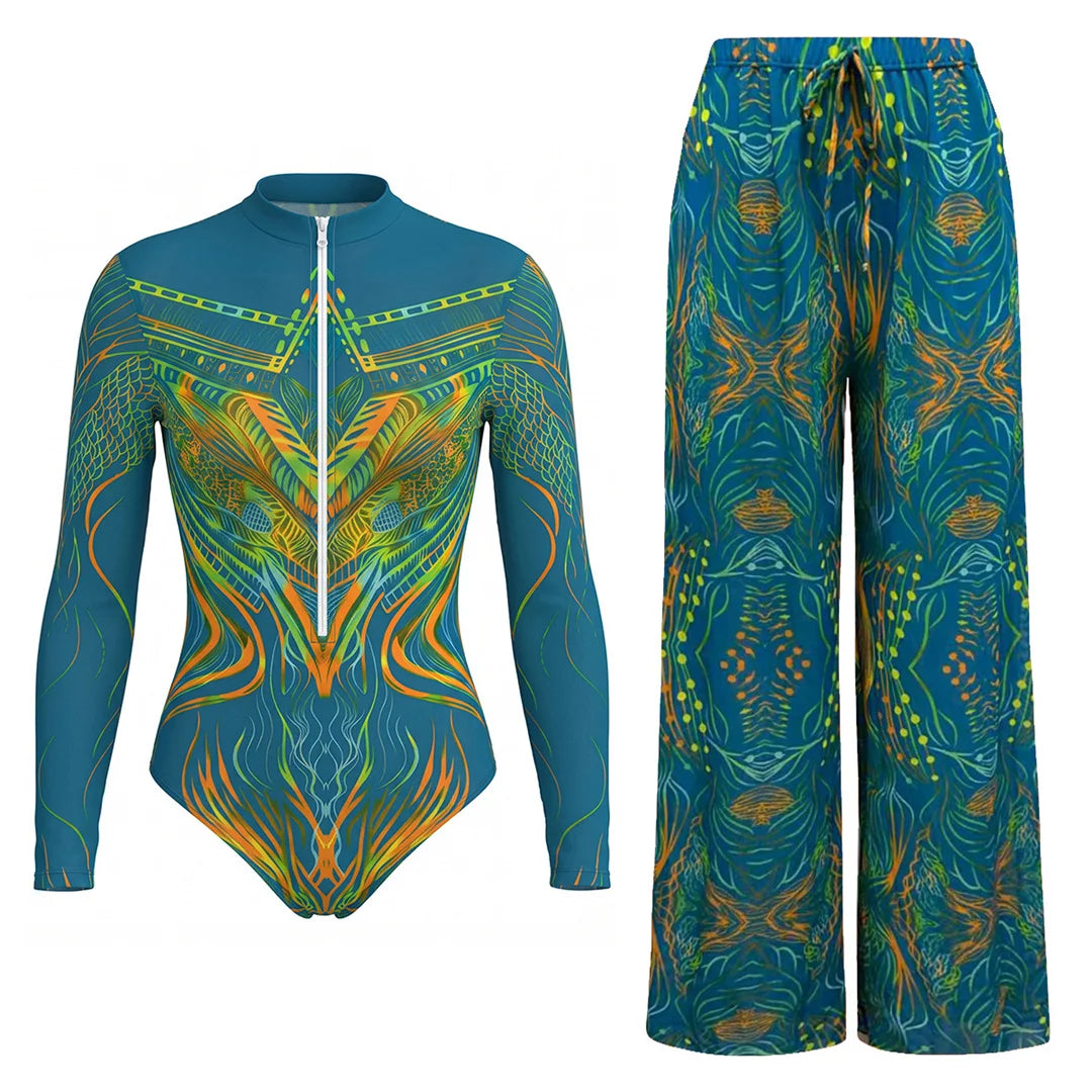 Damen-Badeanzug aus Polyester