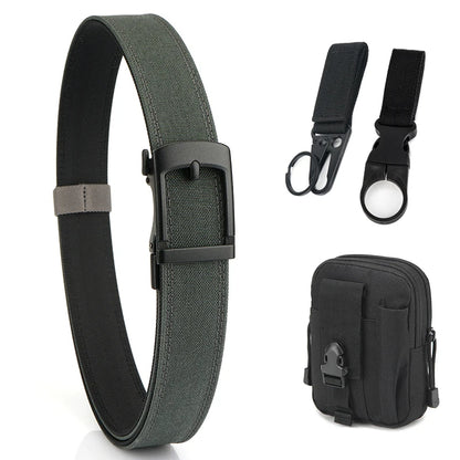 VATLY EDC Casual Gürtel Herren Nylon Rigid Military Automatik-Schnalle