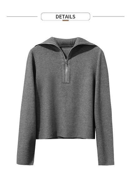 Damen-Rollkragenpullover Wolle gerade einfarbig minimalistisch Herbst