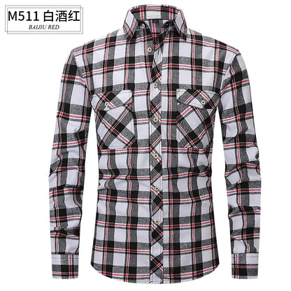 Langarm-Herrenhemd aus Eisseide – elastisch, bügelfrei und ideal für Business-Casual-Looks