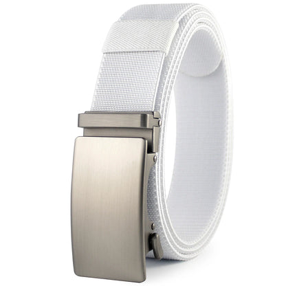Herren Stretch Elastik-Gürtel 3,6 cm Automatik-Schnalle Golf Sport Übergrößen 115–135 cm