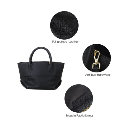 Echtleder Damen-Handtasche Mit Schultergurt | Alltag