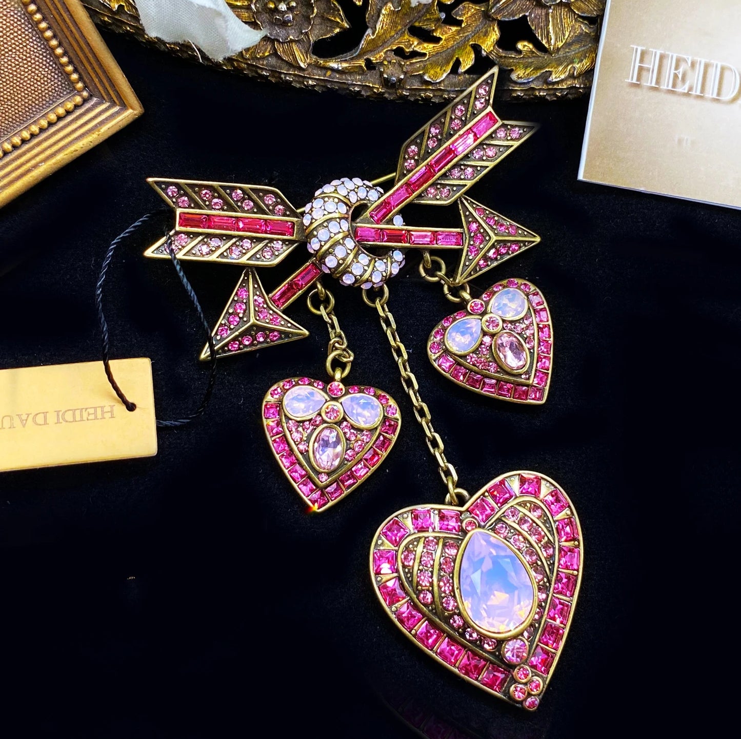 Brosche Kristall Strass Schwerindustrie Palast Klassisch Abzeichen Unisex