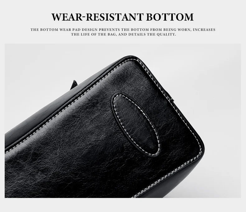 Damen Handtasche aus Split-Leder mit Crossbody Fashion Bags