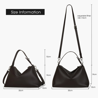 Leder-Tote Vollnarbenleder | Vielseitige Damenhandtasche