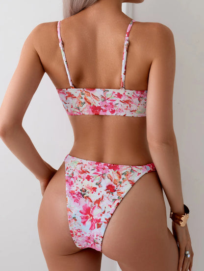 Sommerlicher Push-Up-Bikini im brasilianischen Stil – ideal für Strand und Pool