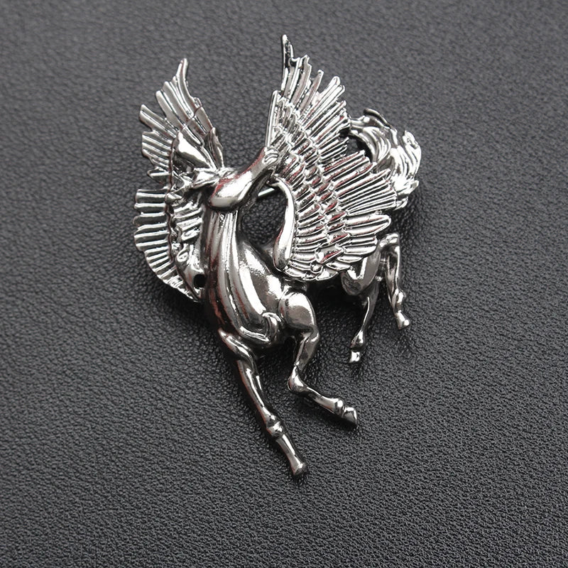 Brosche Pferd Metall Pin Schmuck Accessoire Geschenk Damen Herren