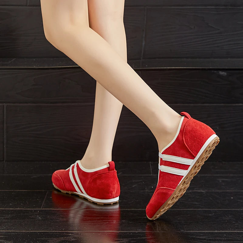 AIYUQI 2025 neue frauen flache Dexun schuhe Nicht-slip flache Mary Jane weibliche Schuhe Große größe ballett Turnschuhe für frauen