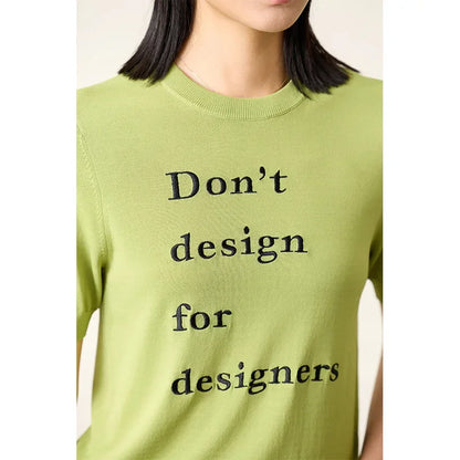 Damen Top im Minimalismus-Stil mit O-Ausschnitt und kontrastierenden Farben